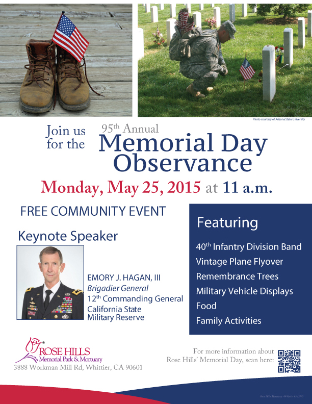 Rose Hills Memorial Day Observance