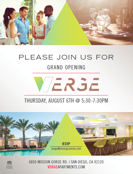 Verge Apartments Grand Opening