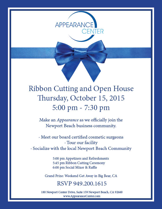 Appearance Center Ribbon Cutting Newport Beach Chamber of Commerce