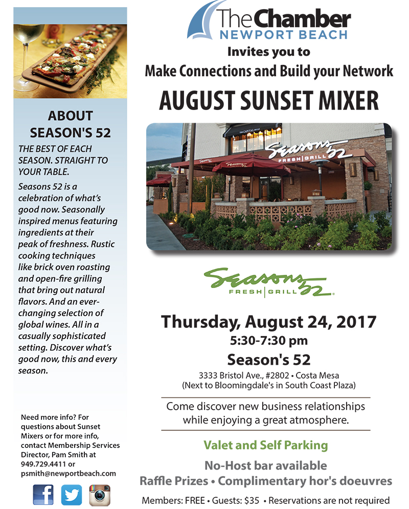 August Sunset Mixer-Seasons 52