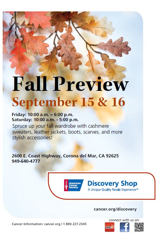 Discover Shop's Fall Preview