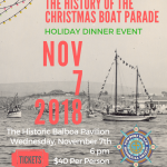The History of the Newport Beach Christmas Boat Parade Holiday Dinner Event - NB Historical Society