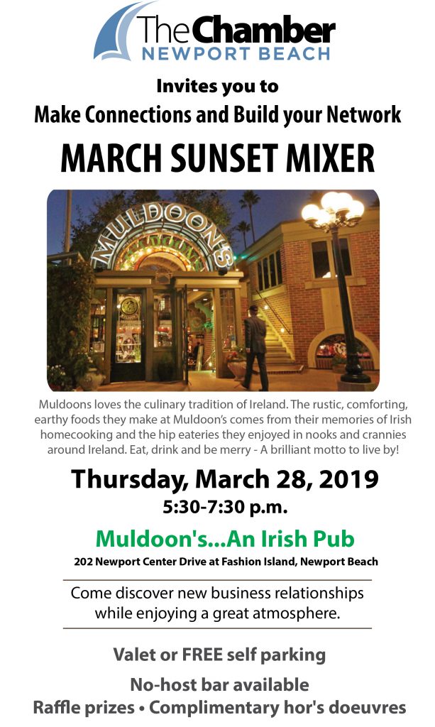 Sunset Mixer - March 2019 - Muldoons