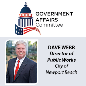 April Government Affairs Committee: Public Works Update with Dave Webb