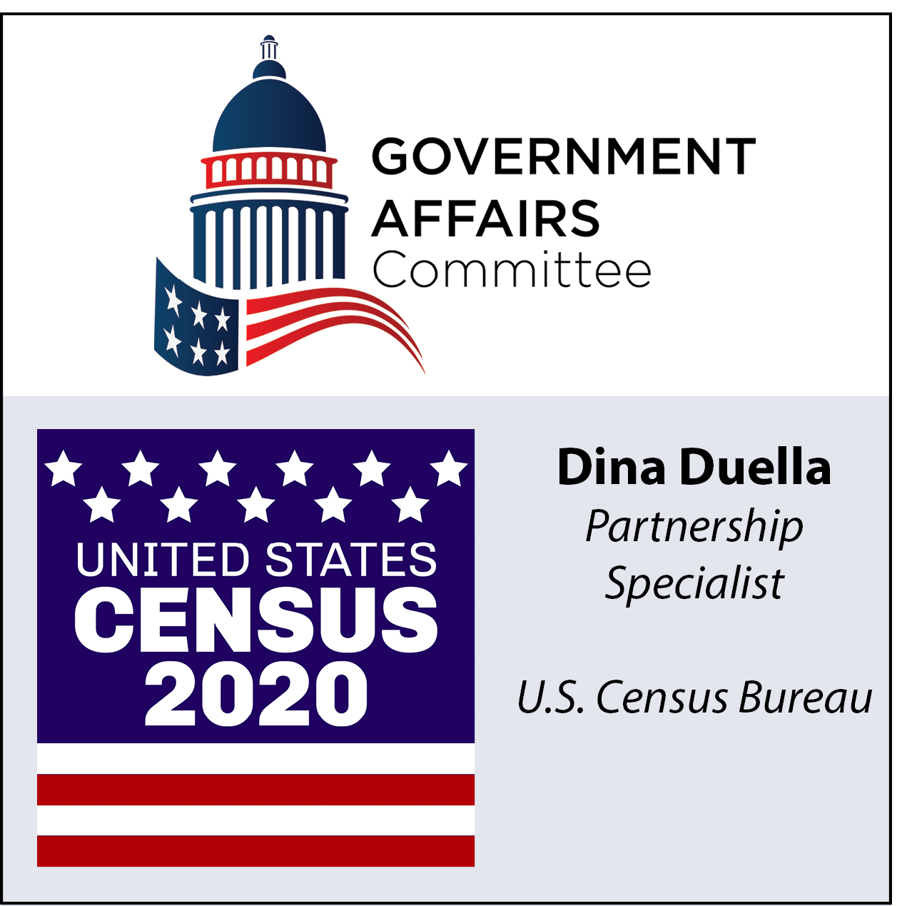 November Government Affairs Committee: 2020 U.S. Census Overview