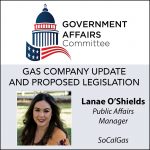 January Government Affairs Committee: Gas Company and Proposed Legislation Update