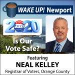 September WAKE UP! Newport - Is Our Vote Safe? Update from Registrar of Voters for Orange County - Neal Kelley