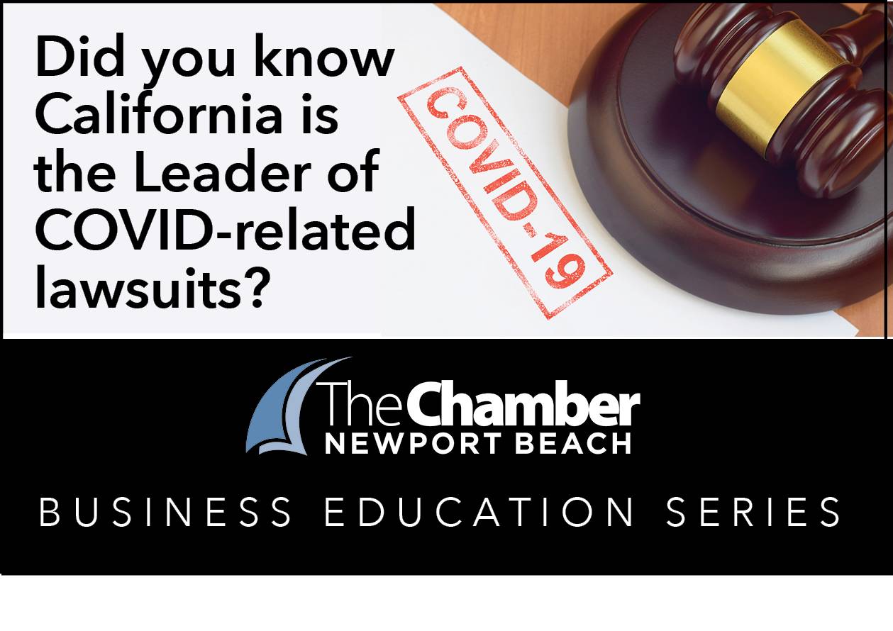 AVOIDING COVID-RELATED LAWSUITS   |   CHAMBER BUSINESS EDUCATION SERIES