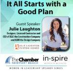 February 2022 - INSPIRE: Women in Business Speaker Series - It All Starts with a Good Plan with Julie Laughton