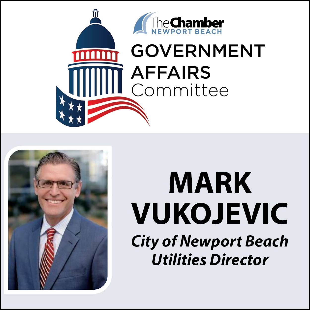 May Government Affairs Committee: City of Newport Beach Utilities Director Mark Vukojevic