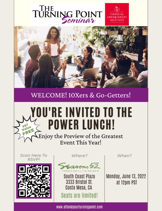 The POWER Lunch Hosted by Gloria Charles of Financial Empowerment Institute