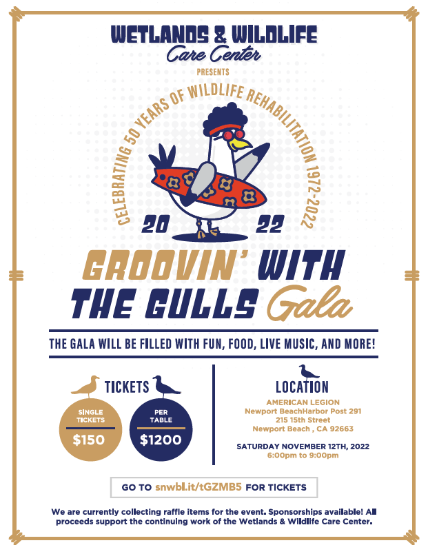 Wetlands & Wildlife Care Center Presents Groovin' With The Gulls Gala