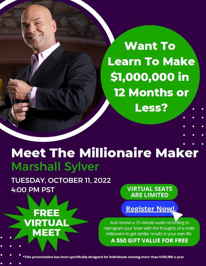 Meet The Millionaire Maker, Marshall Sylver with Financial Empowerment Institute