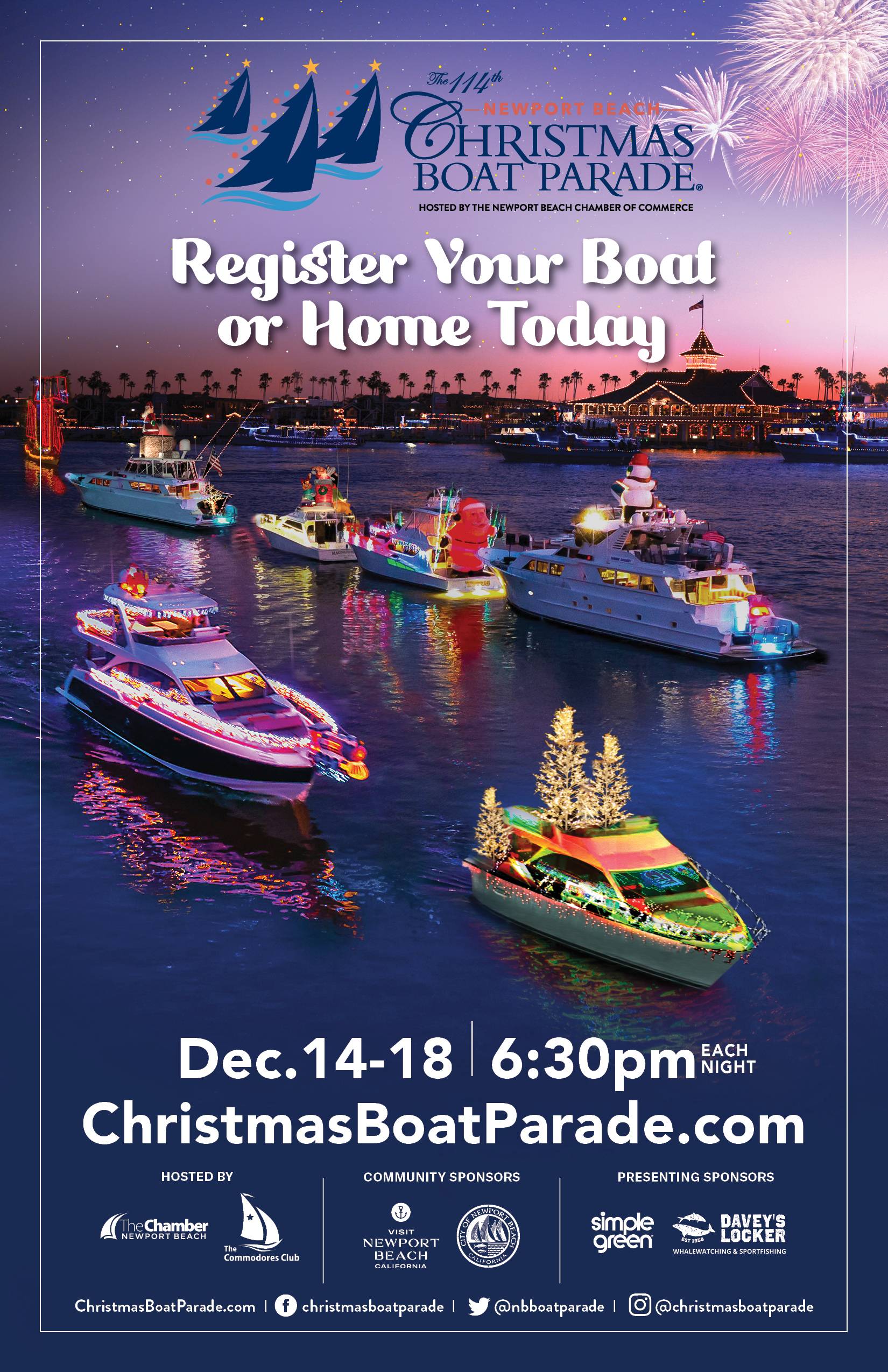 114th Newport Beach Christmas Boat Parade Newport Beach Chamber of