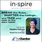 August INSPIRE: Women in Business - Break the Rules with Heather Falcone