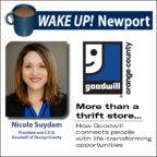 October WAKE UP! Newport - Featuring Goodwill of Orange County C.E.O. Nicole Suydam