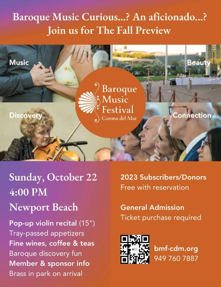 Baroque Music Festival - Corona del Mar