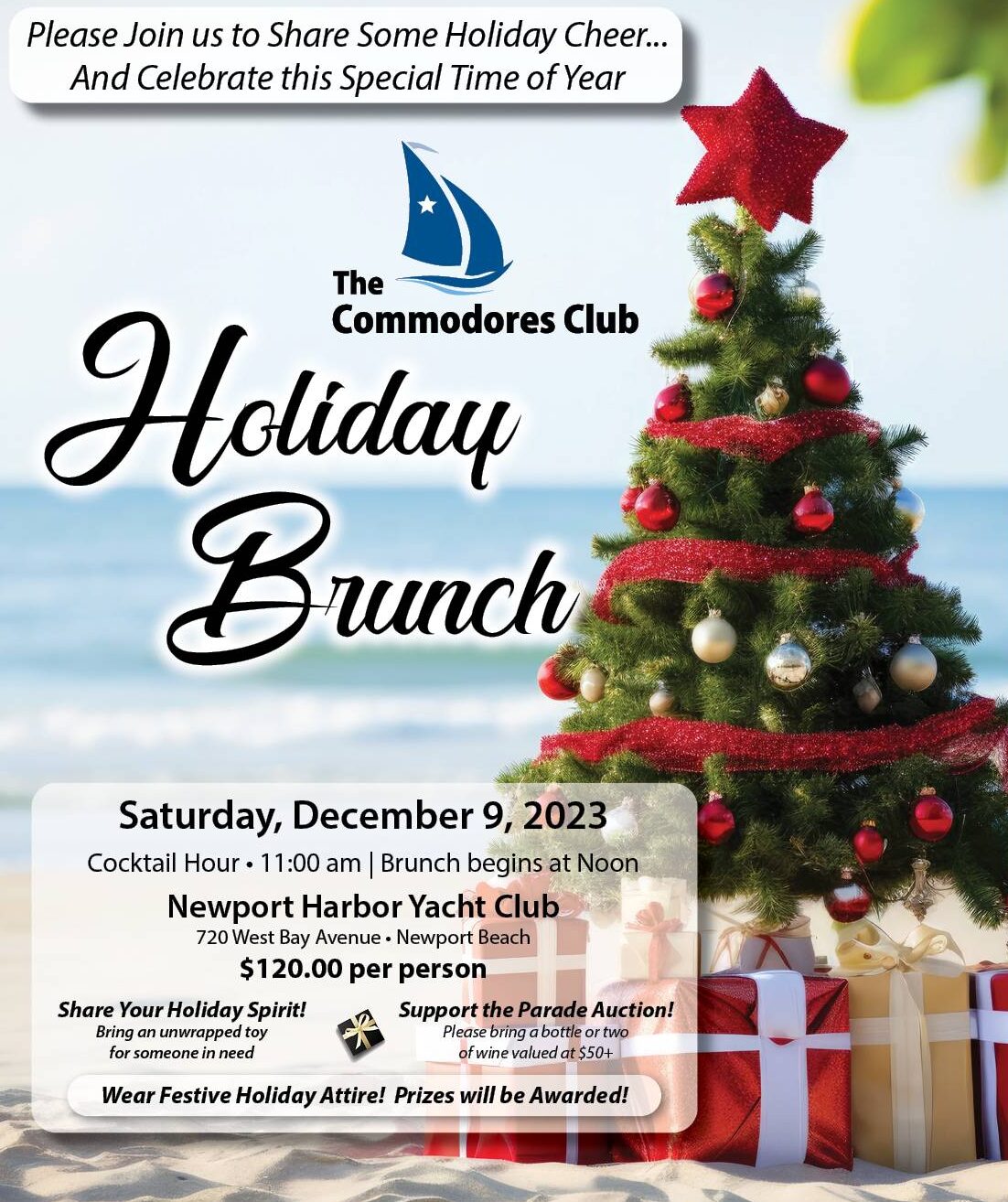 2023 Commodore Holiday Brunch Newport Beach Chamber of Commerce