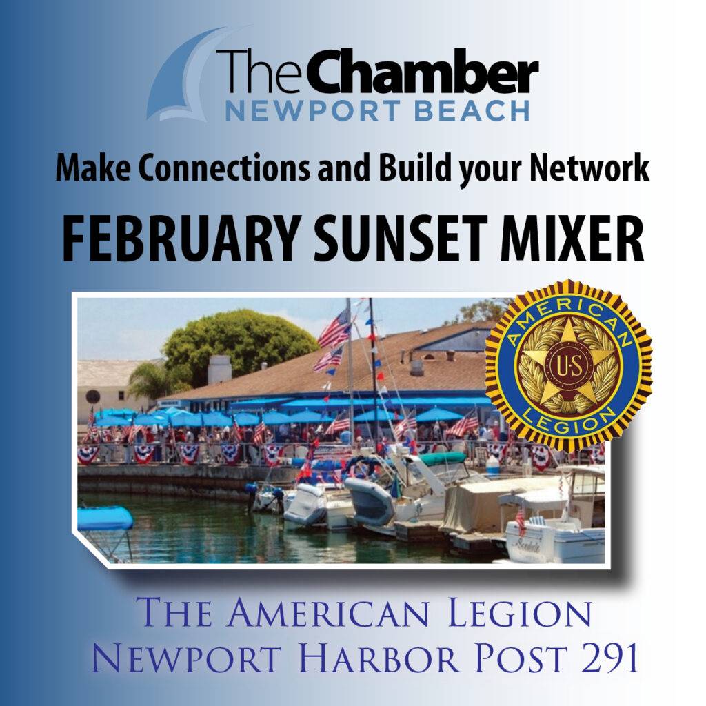 February 2024 Sunset Networking Mixer American Legion Newport Harbor