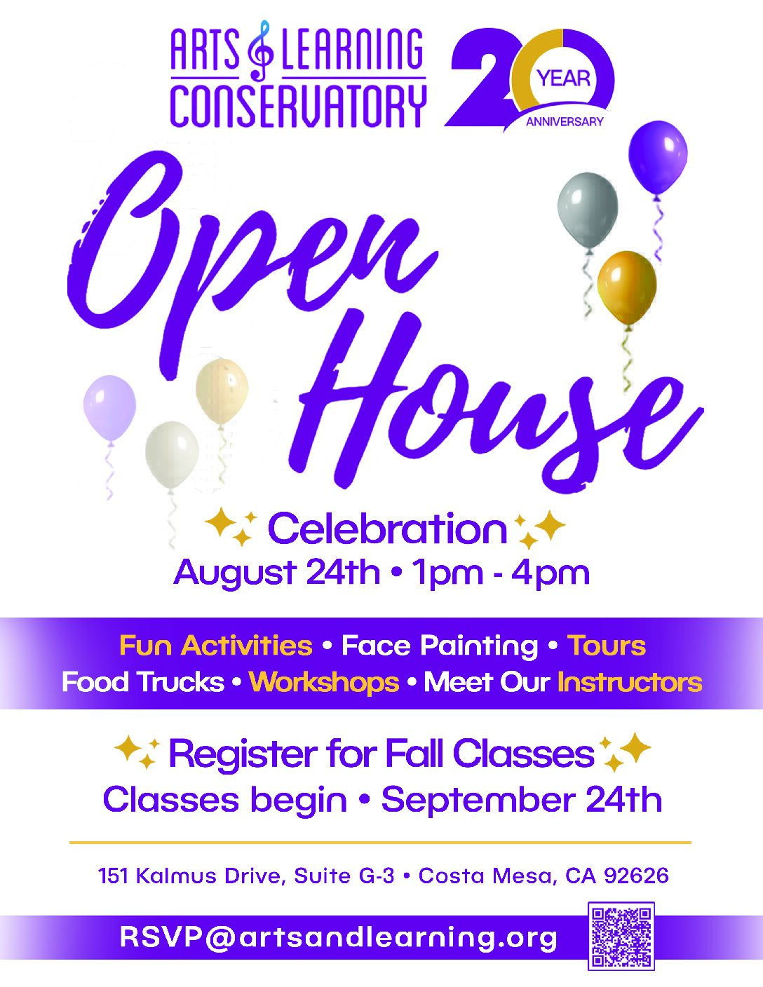 Arts & Learning Conservatory Open House