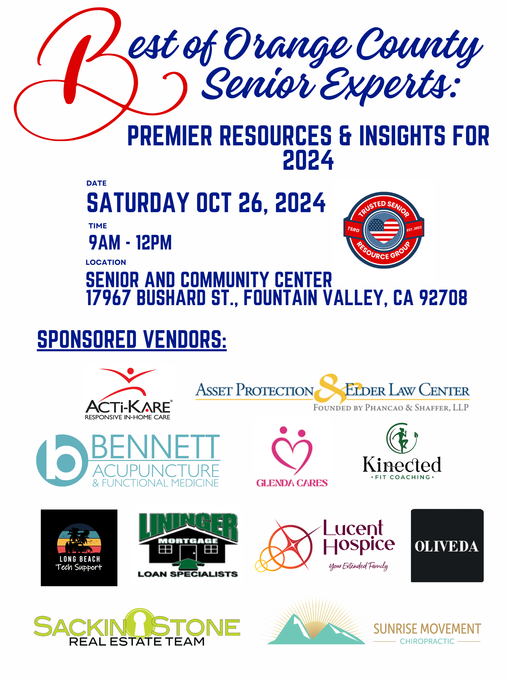 Best of Orange County Senior Experts