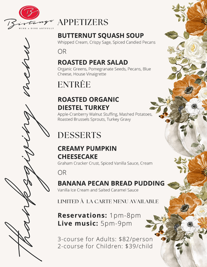 Thanksgiving At Bistango