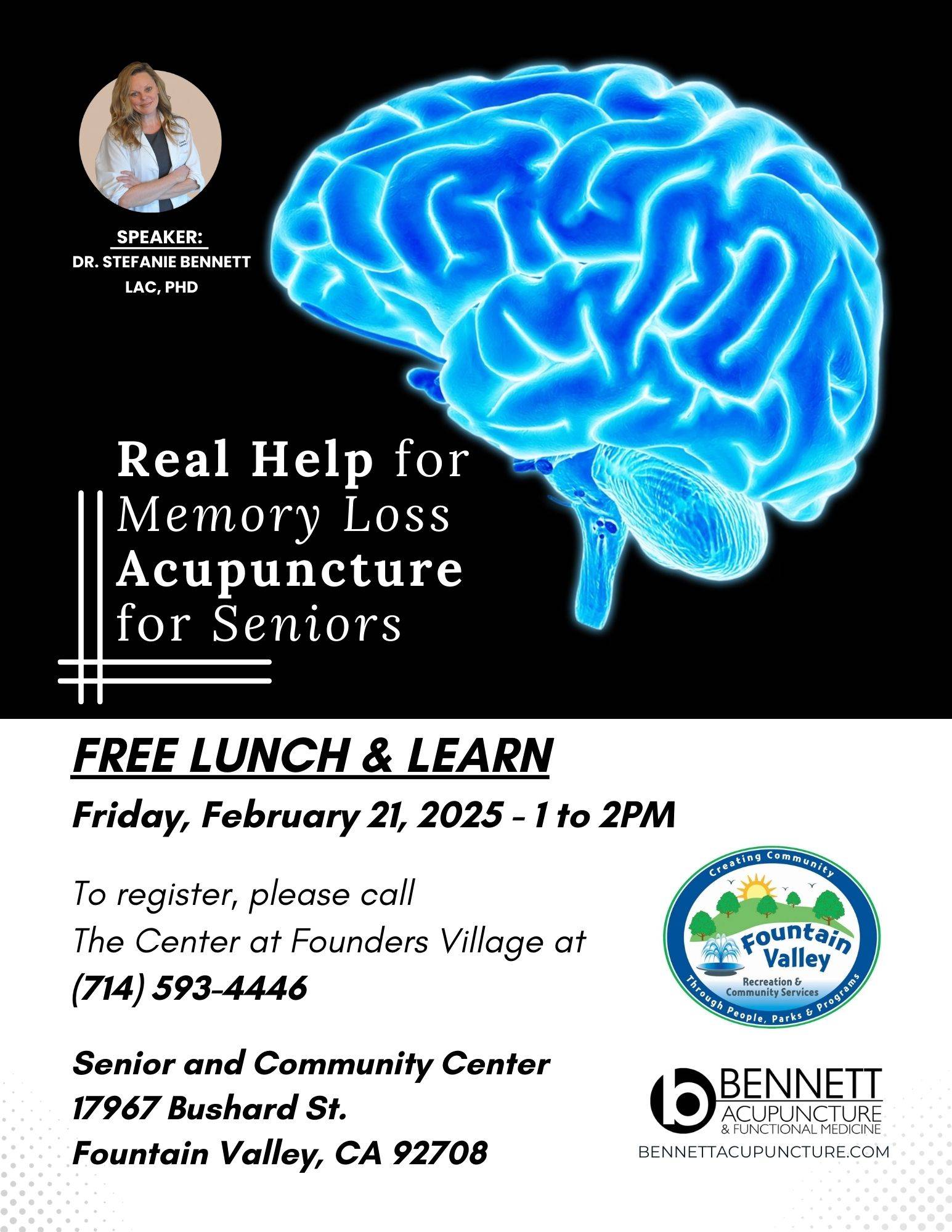 Lunch & Learn - Bennett Acupuncture