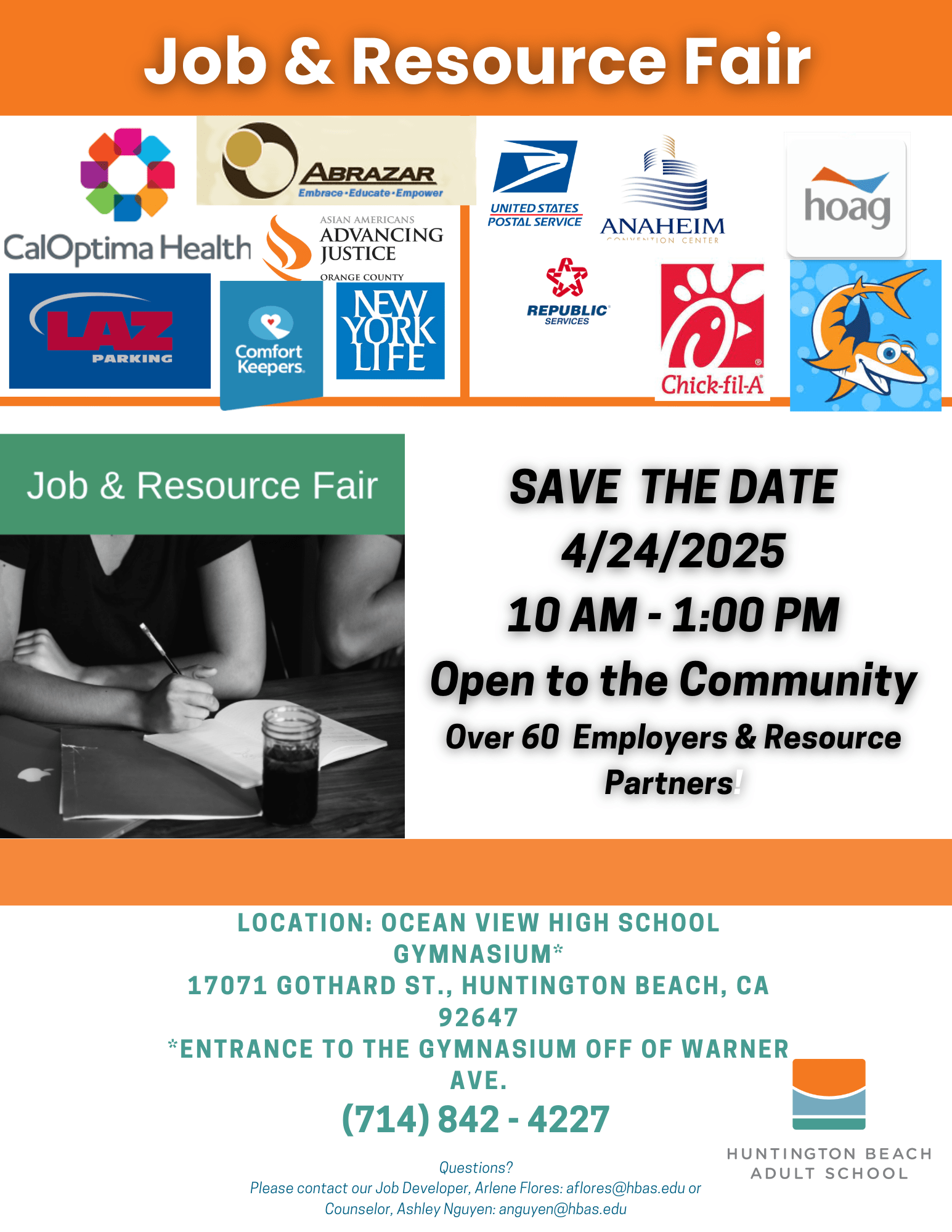 HBAS Job and Resource Fair!