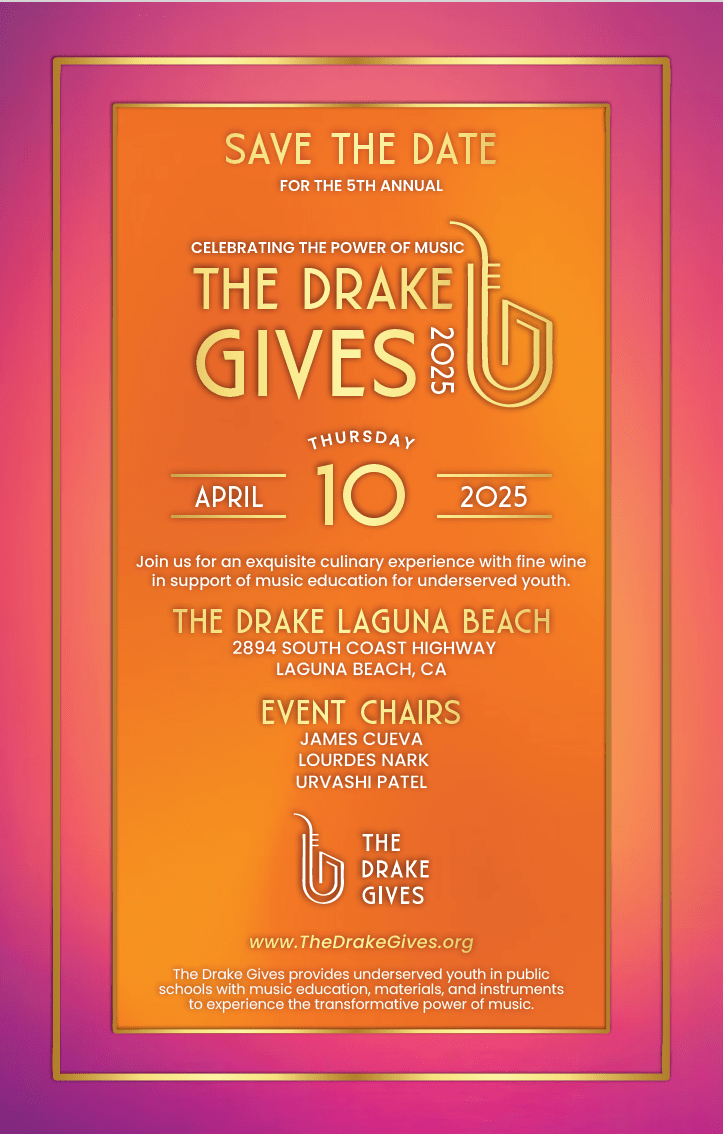 The Drake Gives 5th Annual Fundraiser - An Unforgettable Evening Dedicated to Raising Funds for Music Education