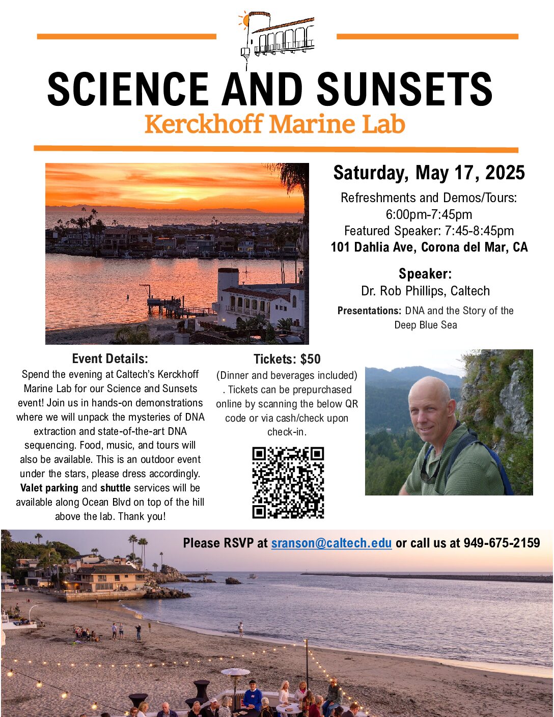 Science and Sunsets Kerckhoff Marine Lab