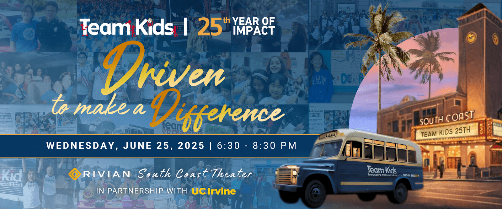 Team Kids - Driven to make a Difference - 25th Year of Impact