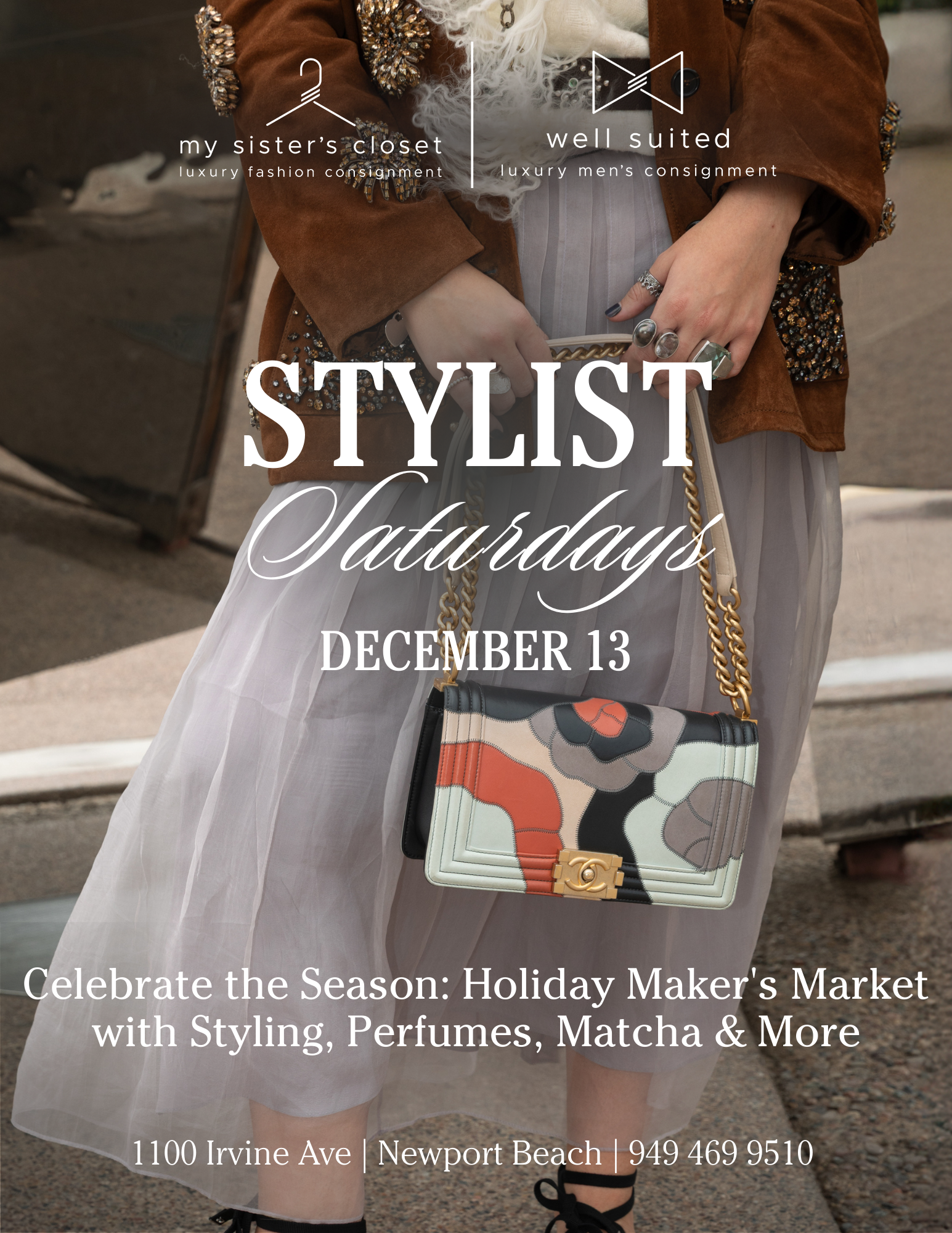 My Sister's Closet & Well Suited December 13: Holiday Maker's Market, Matcha & More!