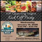Newport Beach Restaurant Week VIP Kick Off Party