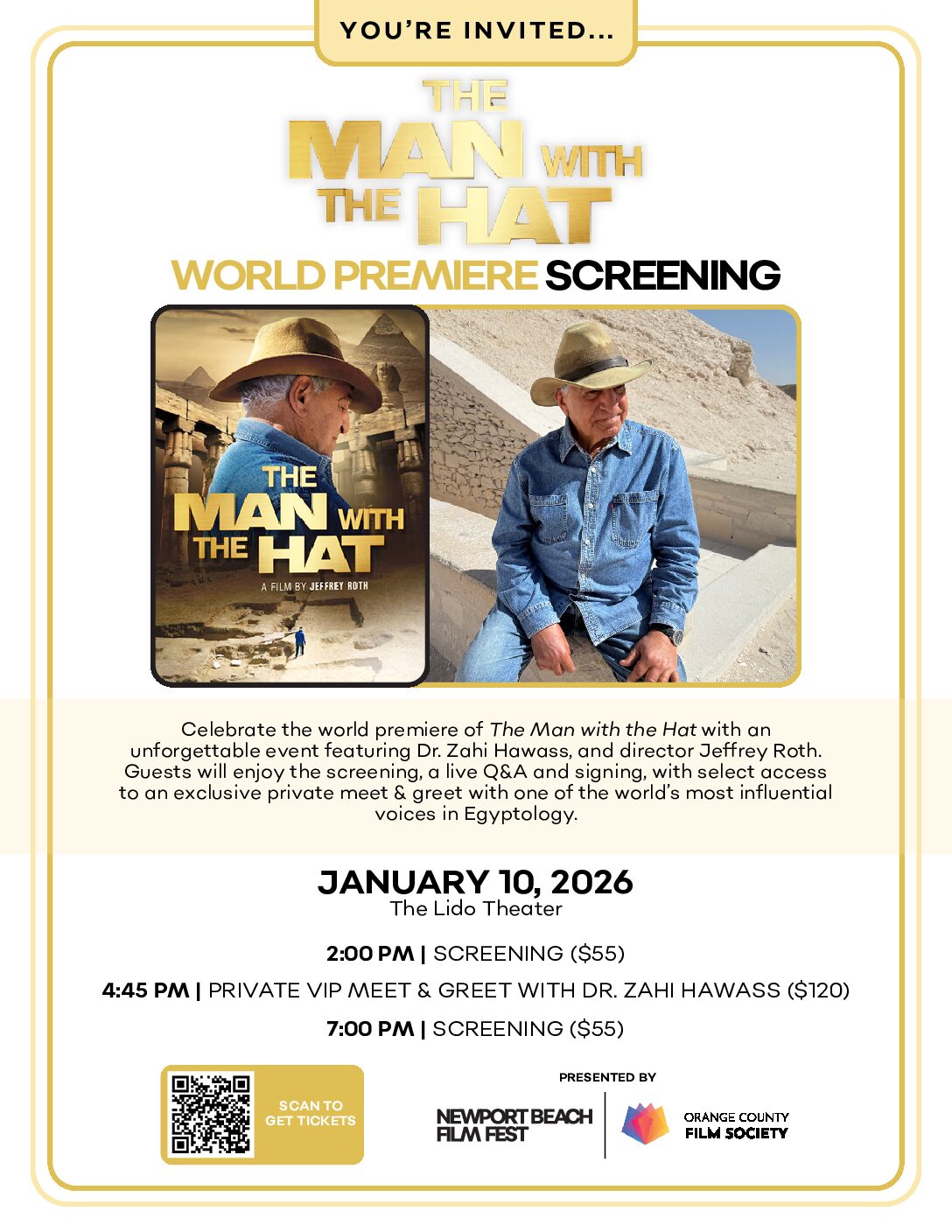 The Man with the Hat - World Premiere Screening