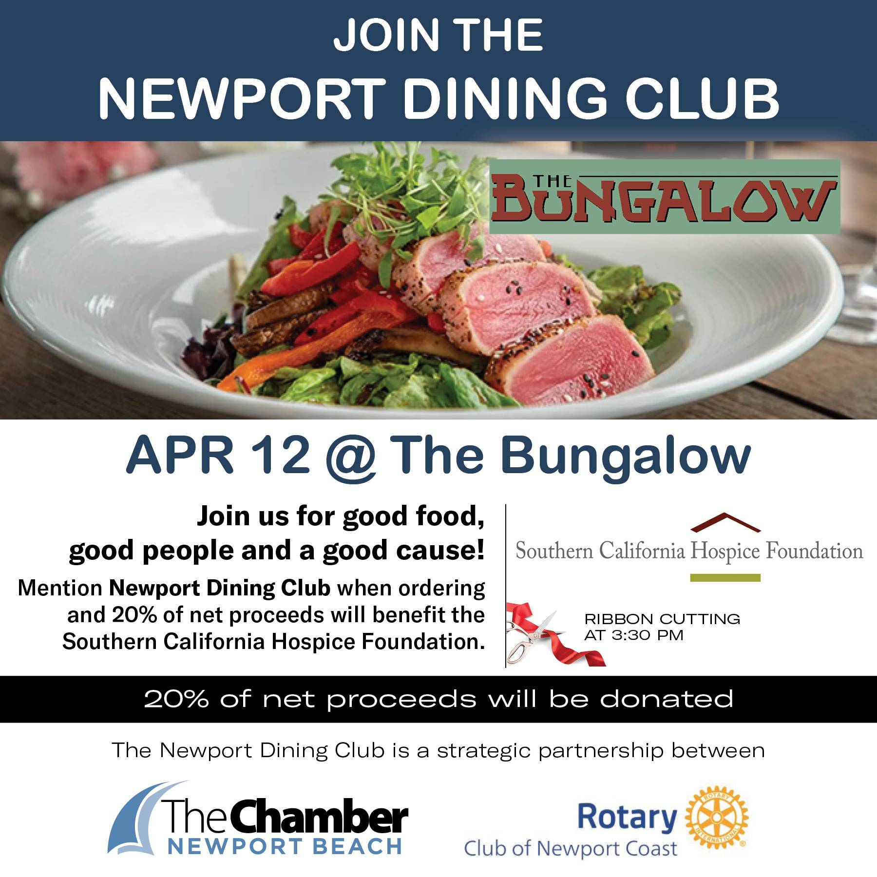 Join the Newport Dining Club at The Bungalow Restaurant