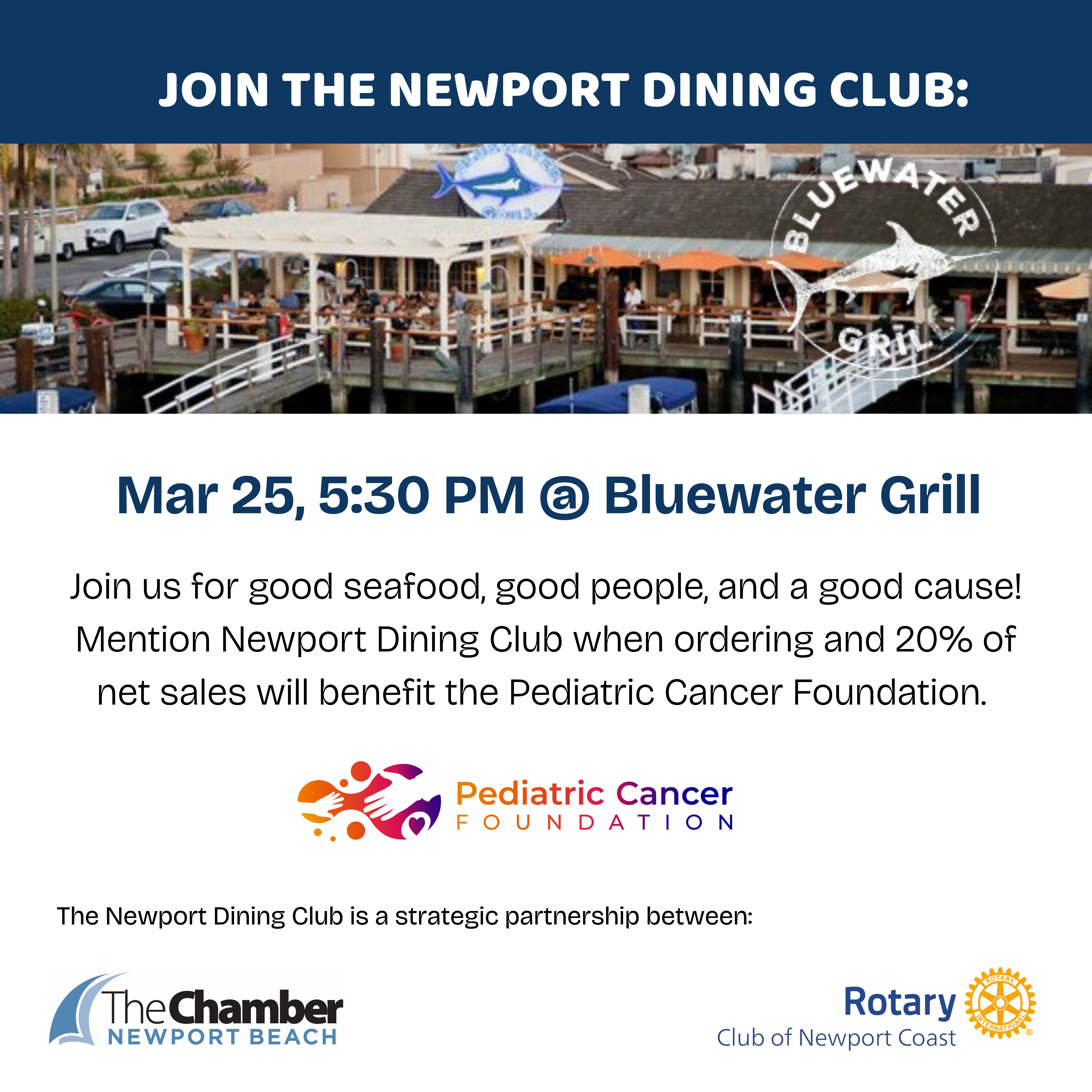 Join the Newport Dining Club at Bluewater Grill