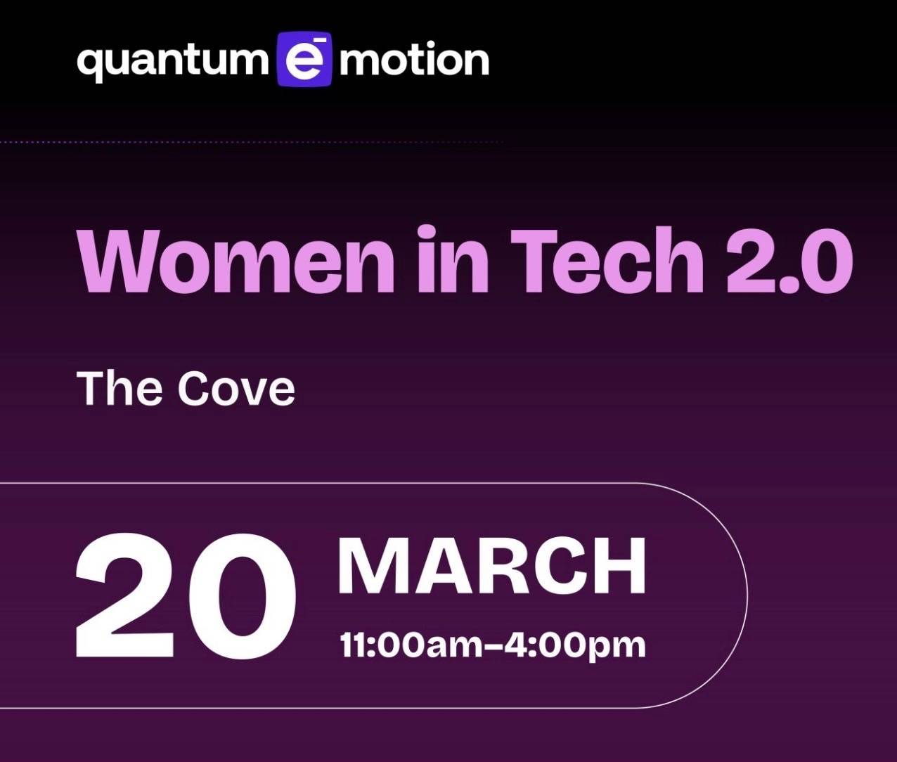 Quantum eMotion Women in Tech Symposium 2.0