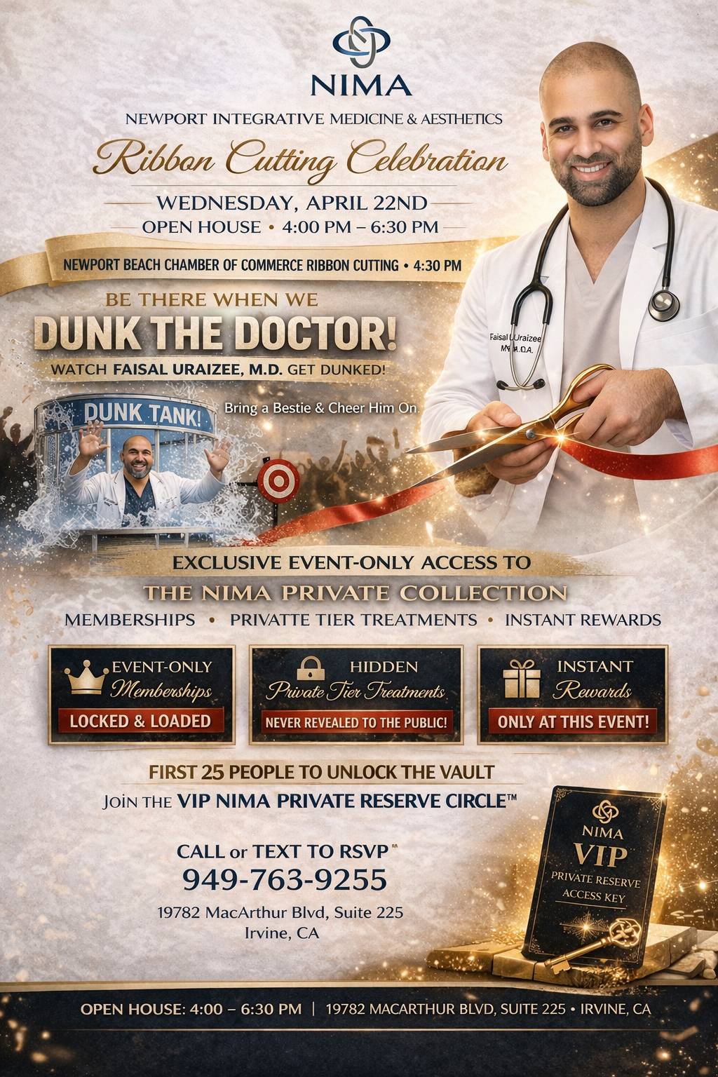 Newport Integrative Medicine & Aesthetics (NIMA) Grand Opening/Ribbon Cutting