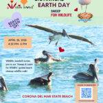 Join Wildlife Jewels for our 3rd Annual Earth Day Sweep & Learn for Wildlife Walk at Corona del Mar State Beach.