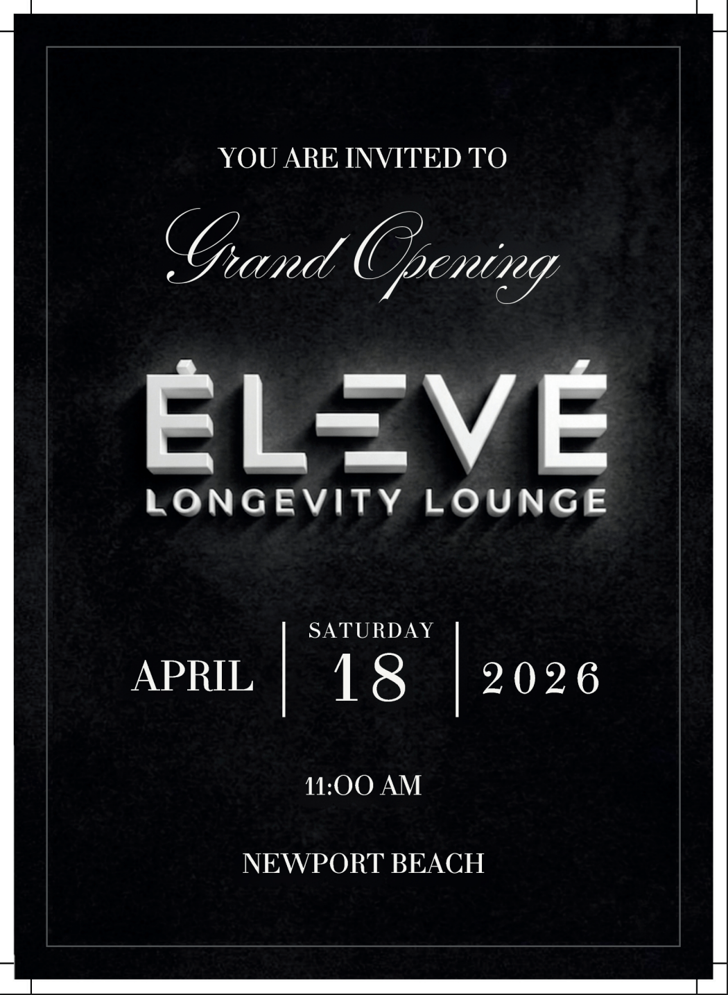 Eleve Longevity Lounge Grand Opening/ Ribbon Cutting
