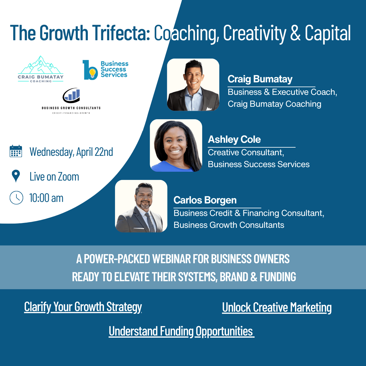Growth Trifecta webinar - Craig Bumatay Coaching
