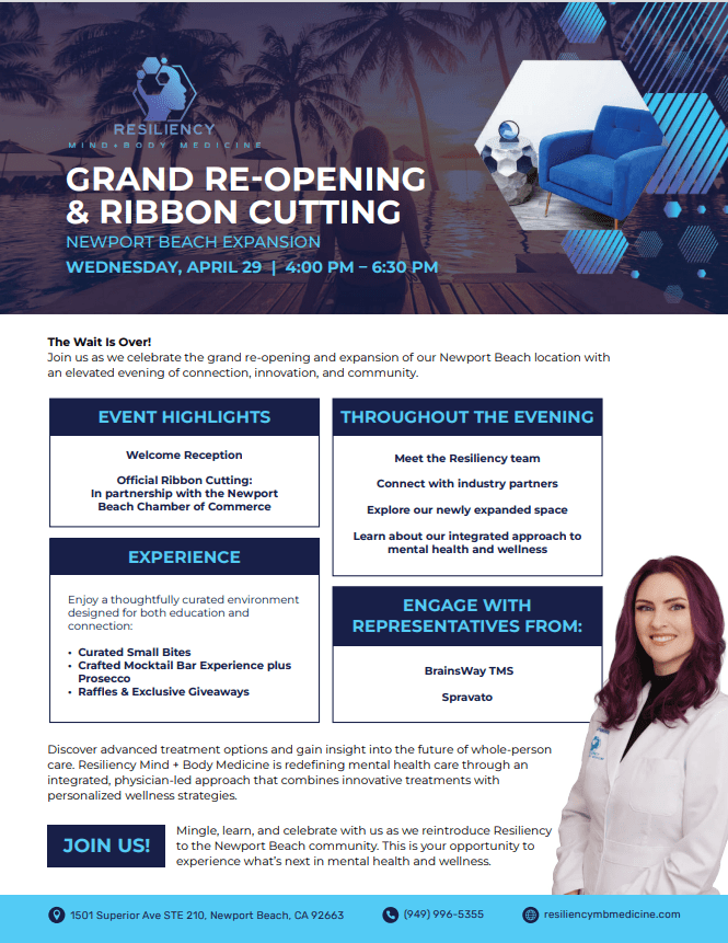 Resiliency Mind+Body Medicine Ribbon Cutting & Grand Re-Opening