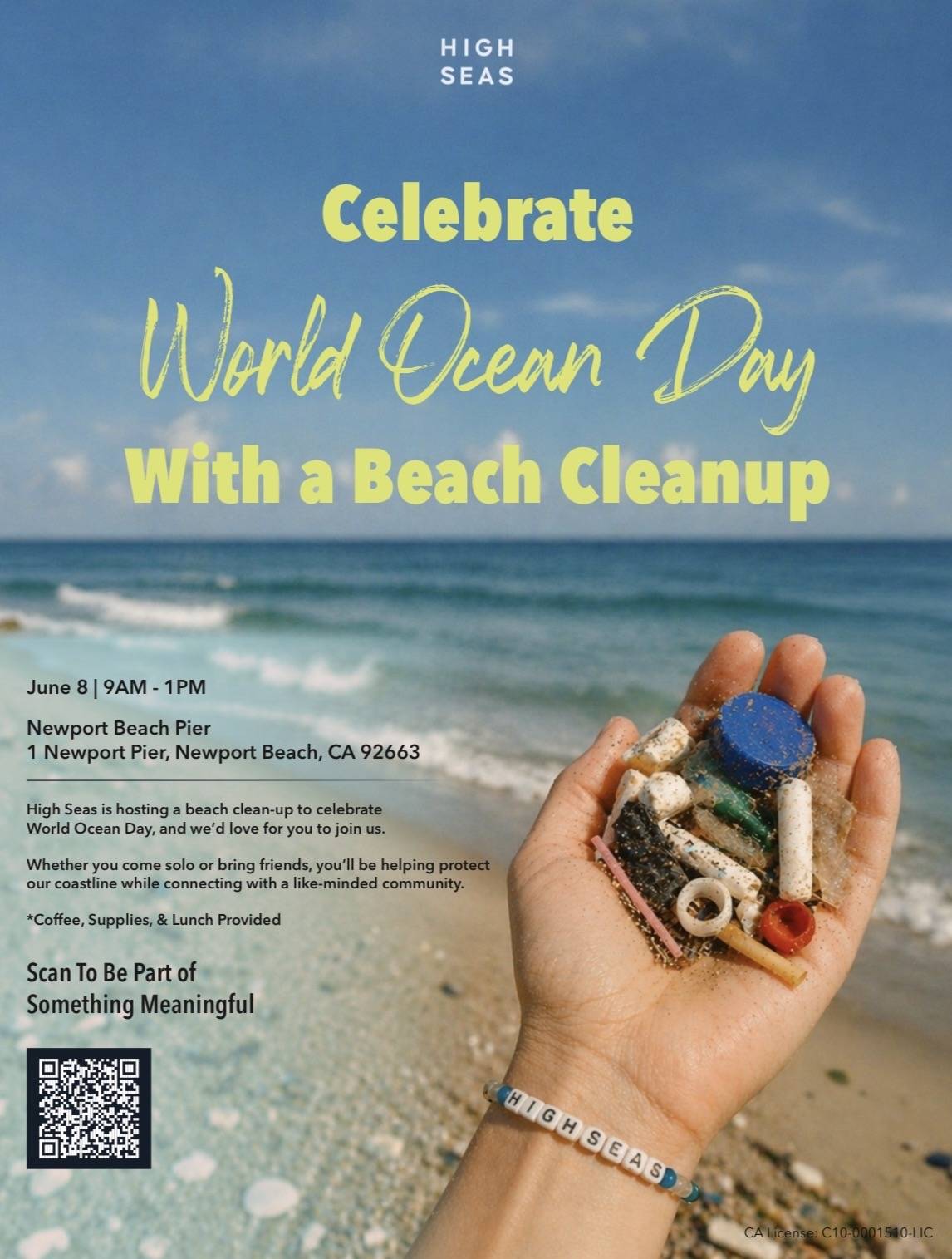 High Seas Beach Clean-Up | World Ocean Day