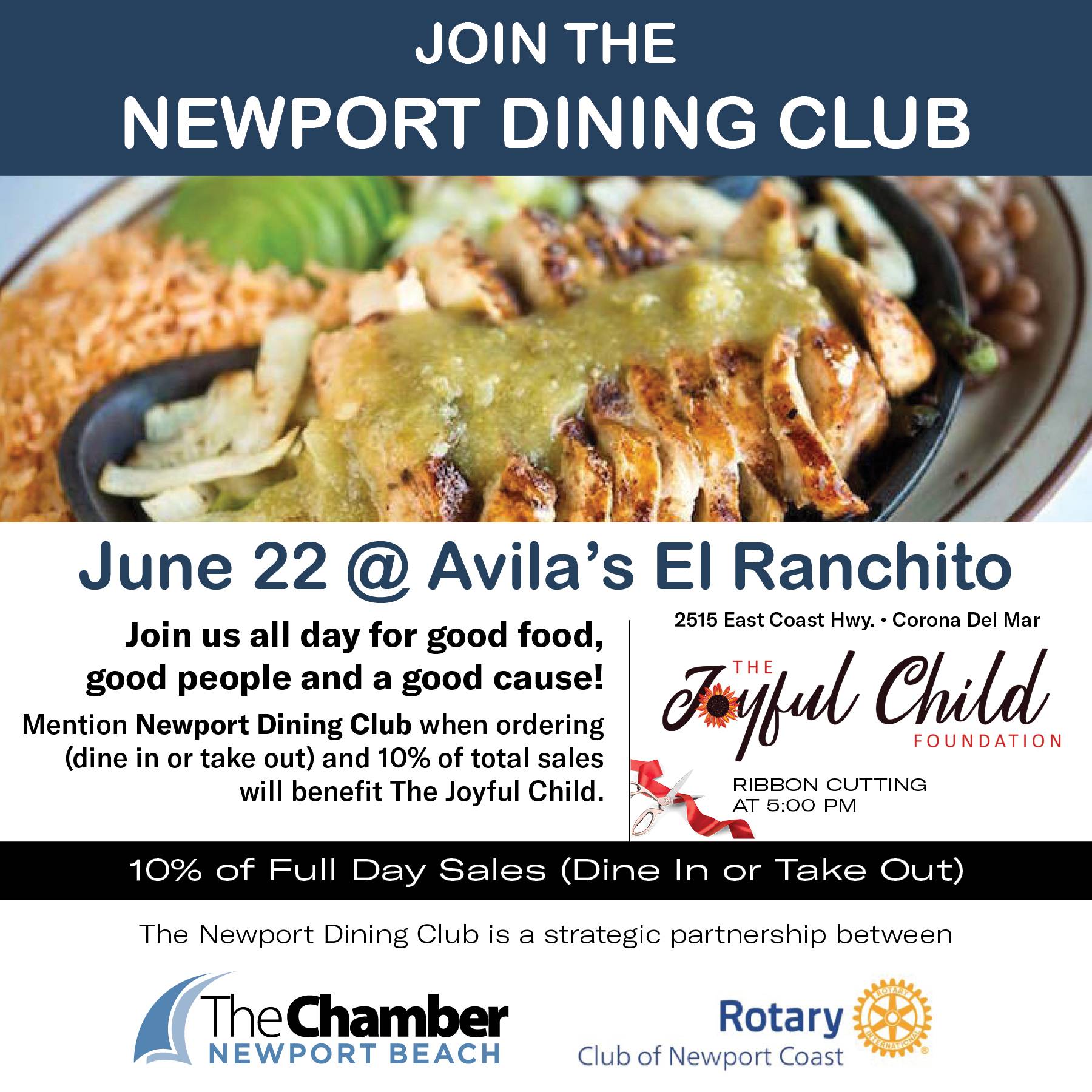 Join the Newport Dining Club at Avila's El Ranchito