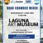Quad Chamber Mixer featuring Newport Beach - Laguna Hills - Laguna Beach - Aliso Viejo Chambers