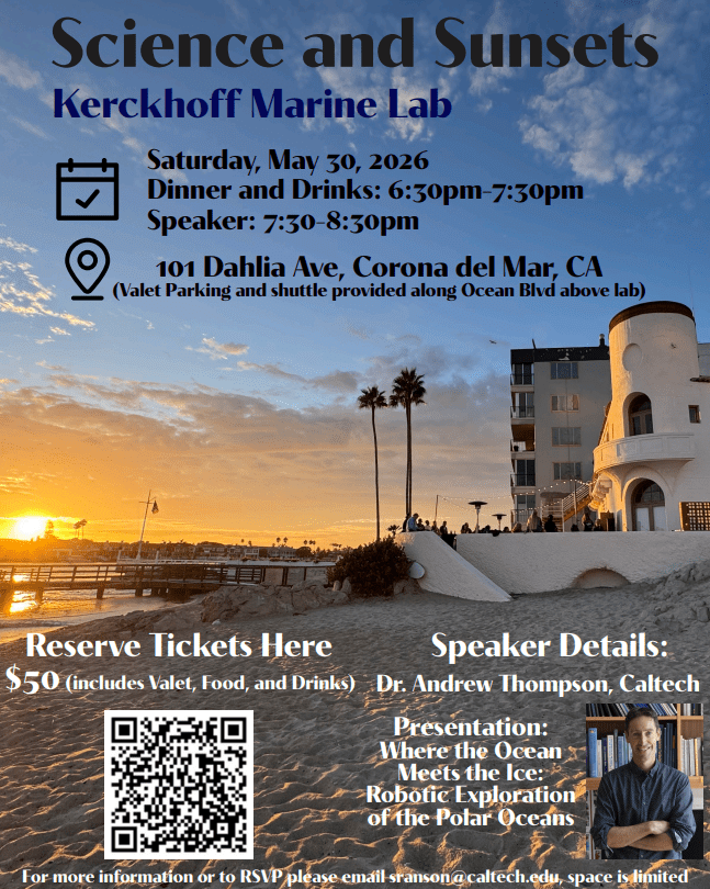 Science and Sunsets - Kerckhoff Marine Lab Event