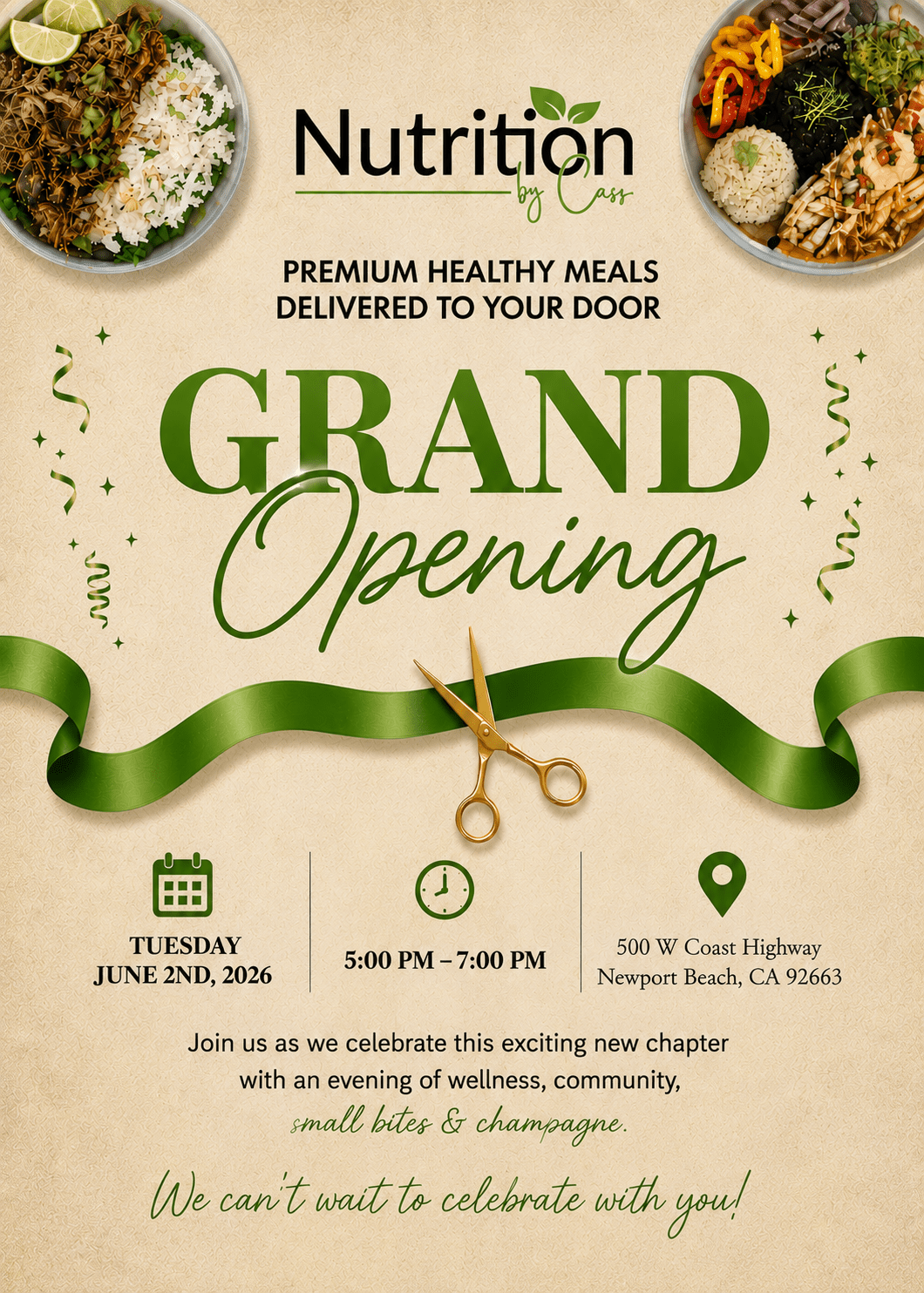Nutrition by Cass Grand Opening/ Ribbon Cutting