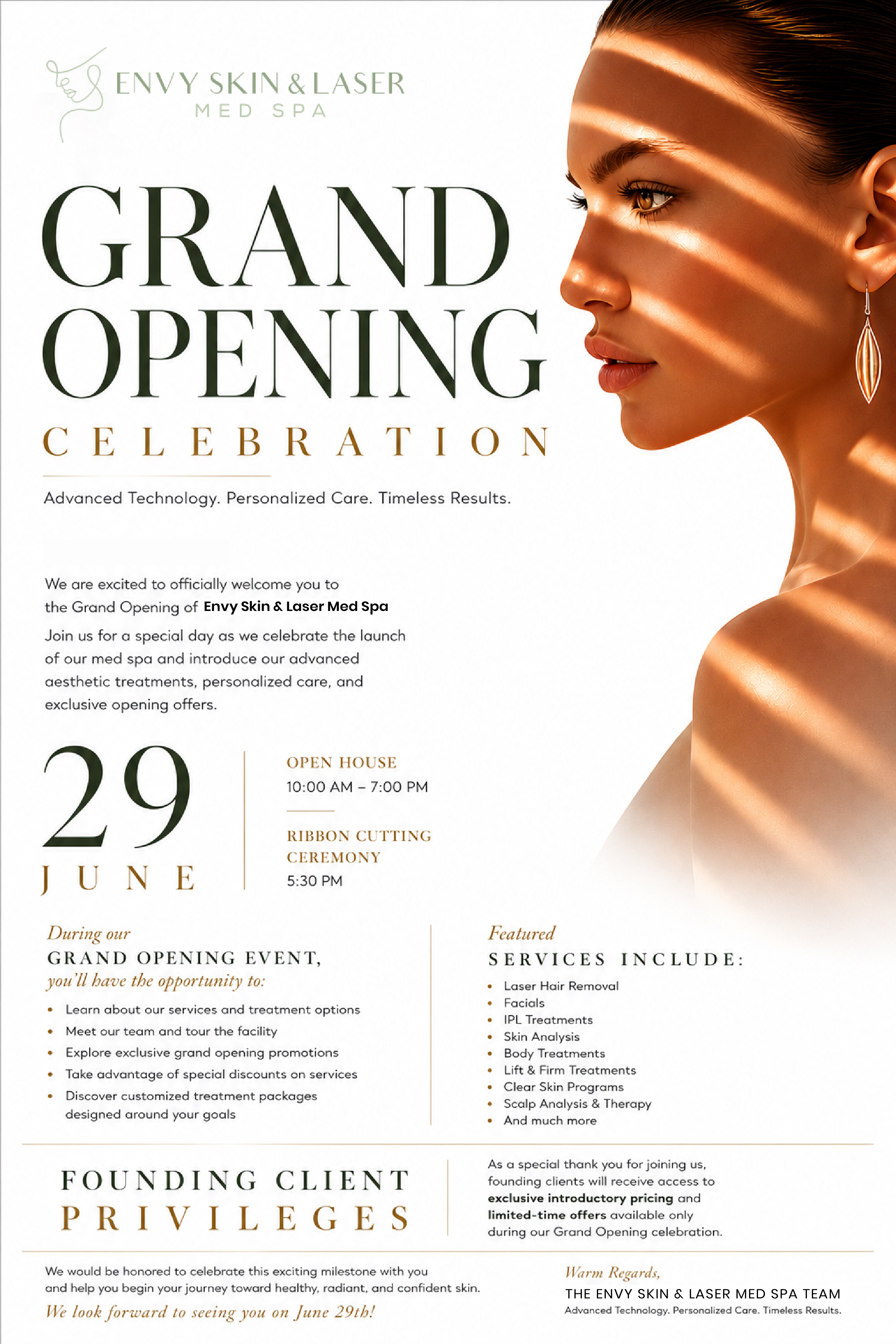 Envy Laser Med Spa Ribbon Cutting/ Grand Opening Celebration