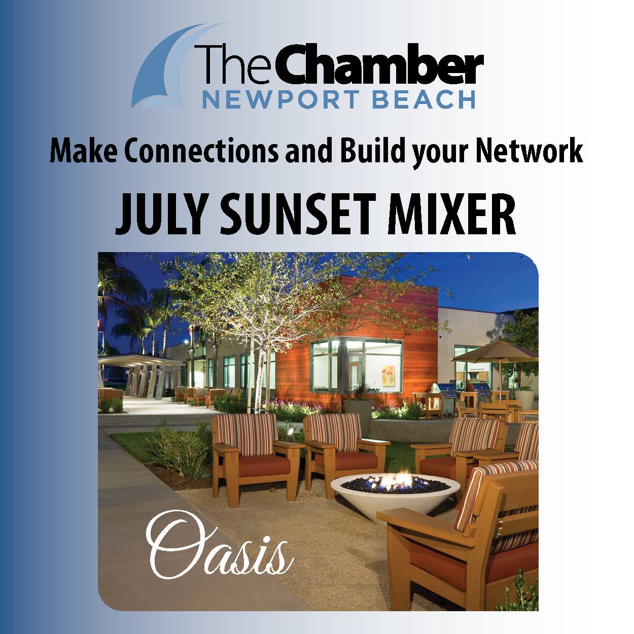 July 2026 Sunset Networking Mixer - OASIS Senior Center