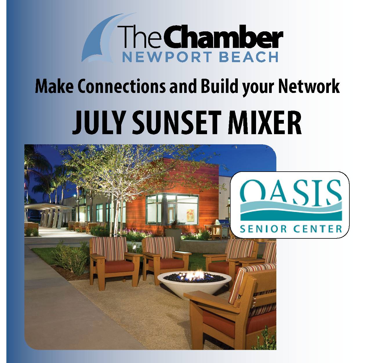 July 2026 Sunset Networking Mixer - Oasis Senior Center